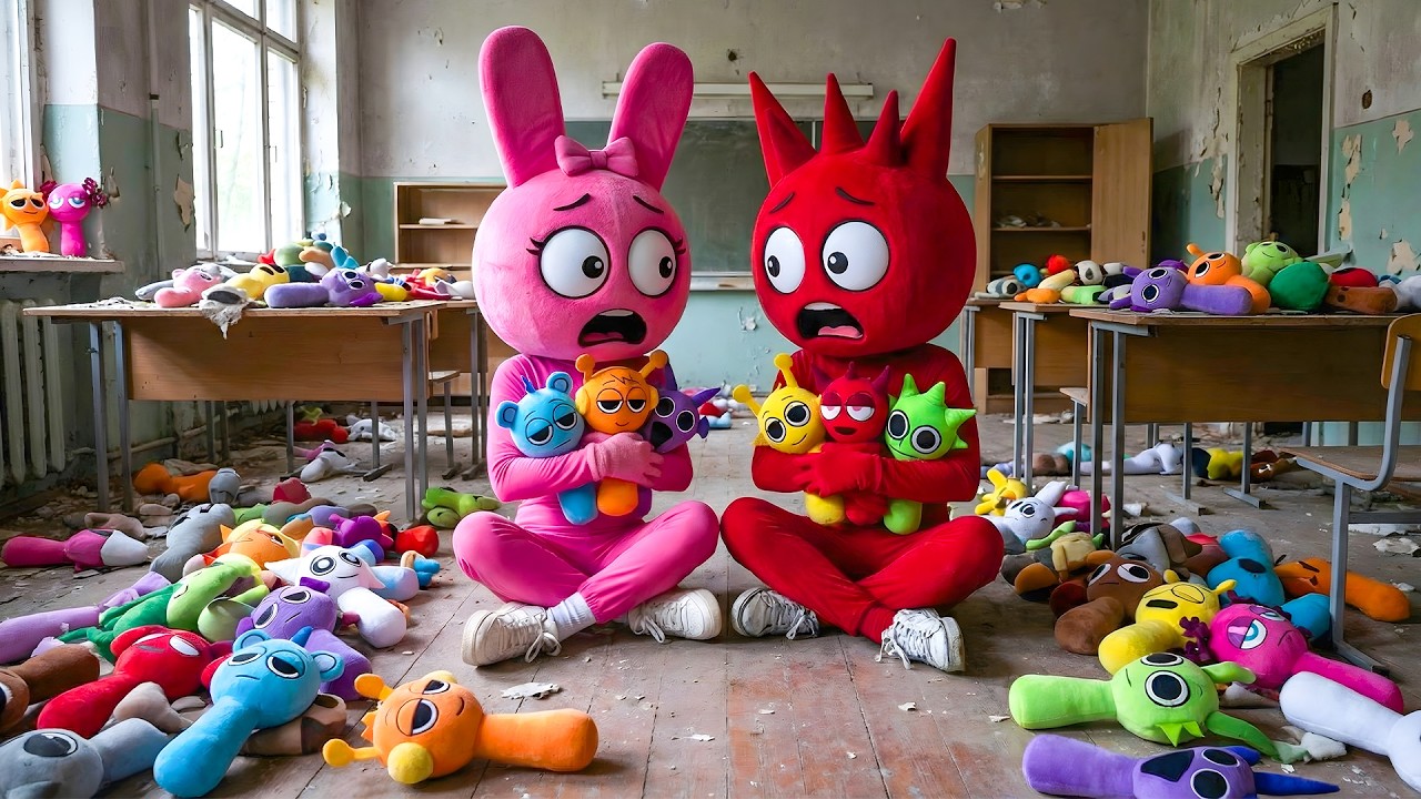 Never Search This Classroom! 💀 Pinki & Raddy Hunt for Sprunki