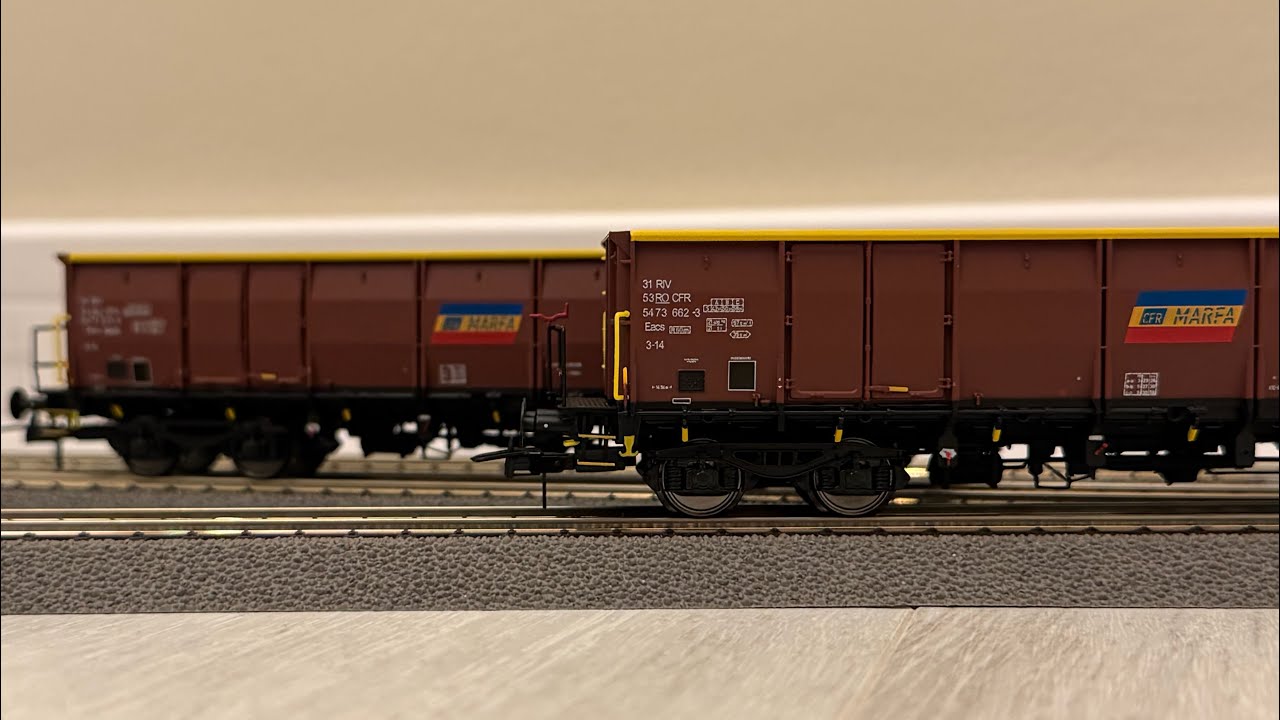 Unboxing Set Vagoane EACS CFR Marfa Albert Modell exclusive Trains-Addicted #AM500027