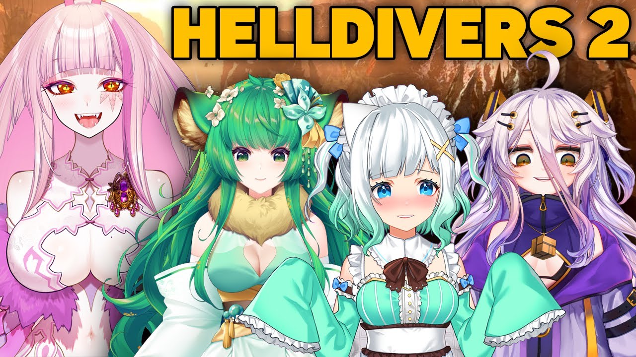 Helping Mint Spread DEMOCRACY.. HELLDIVERS 2 ft. Mint Fantome, Henya and Haruka