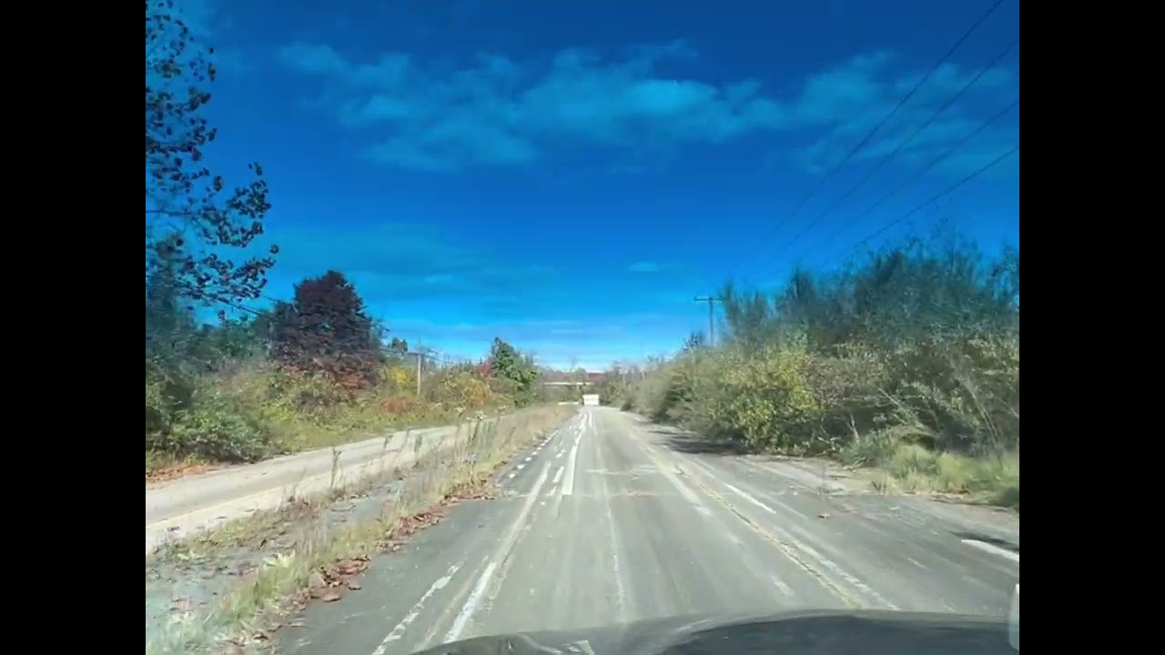 Duncannon Pennsylvania, rare abandoned 4 lane  alignment that shared for US routes 11, 15, 22 & 322