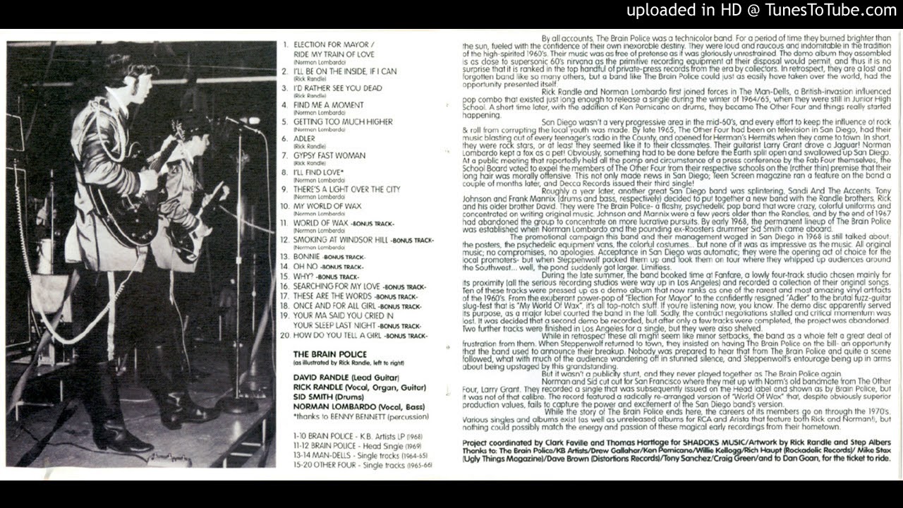 Brain Police - Gypsy Fast Woman (1968)