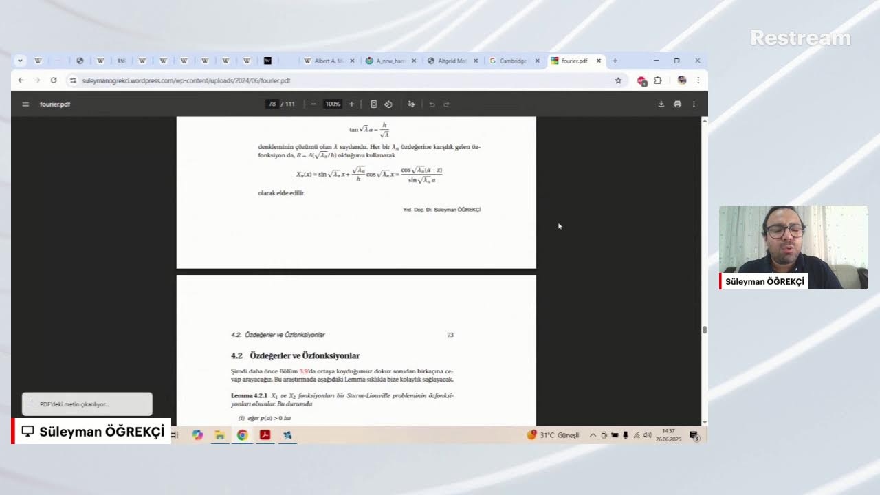 Fourier Serilerinde Gibbs Olgusu: Tarihsel Bir Bakış