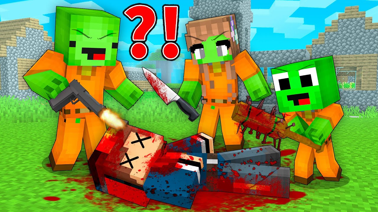 Why Mikey CRIMINAL Family Murdered POLICE JJ in Minecraft ? - Maizen