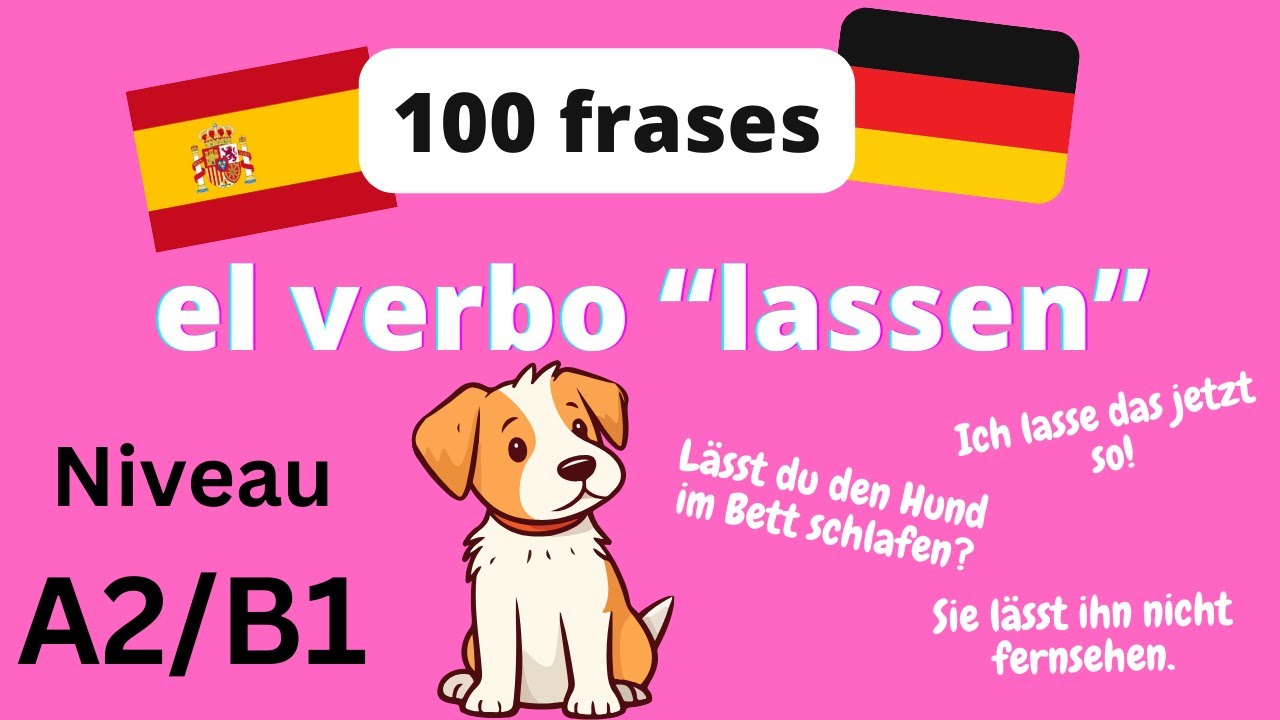 El verbo LASSEN y sus 6 significados 💗 | aprende alemán mientras duermes + texto (hablante nativa)