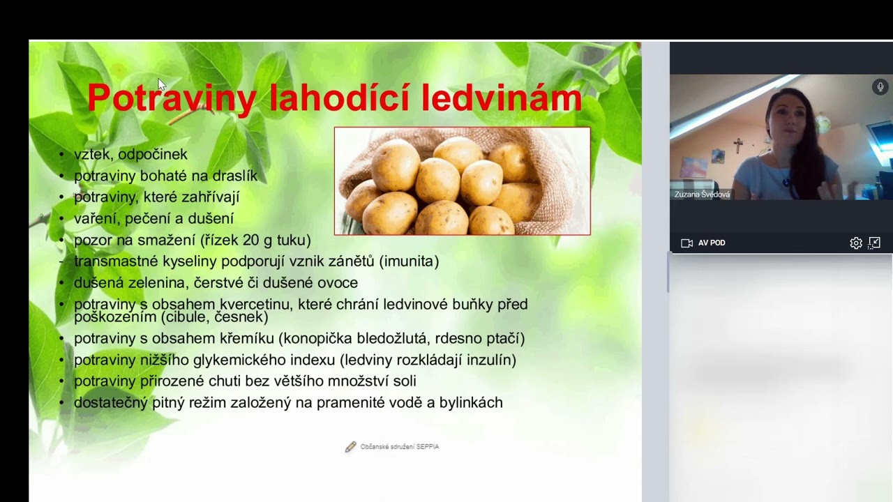 Mgr. Zuzana Švédová - Jak se zbavit únavy, načerpat energii a posílit ledviny
