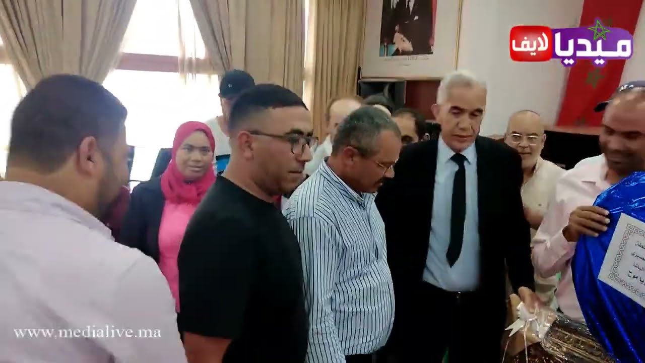 فعاليات المجتمع المدني تودع الباشا السابق لمدينة مشرع بلقصيري