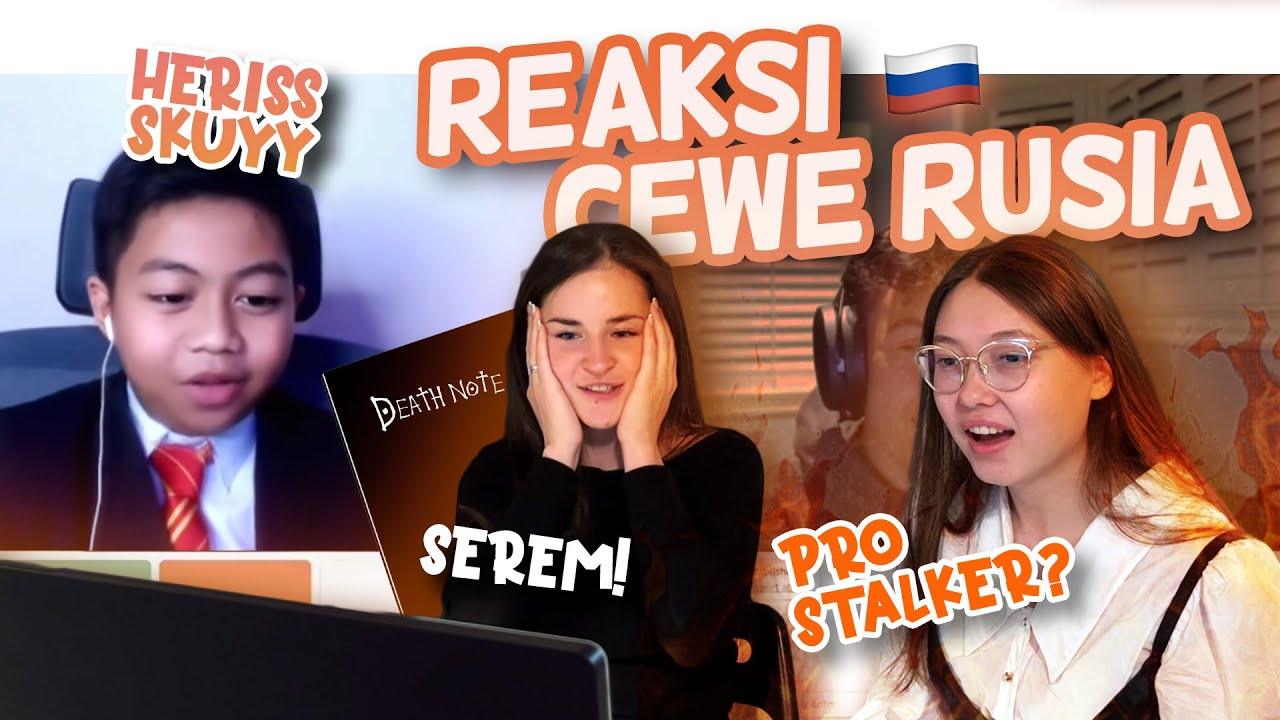 REAKSI CEWEK BULE RUSIA NONTON VIDEO HERISS SKUY
