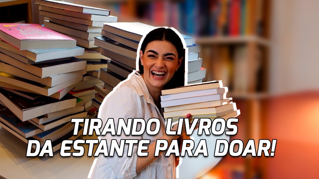 100 LIVROS OFF: tirando livros para doação 📚