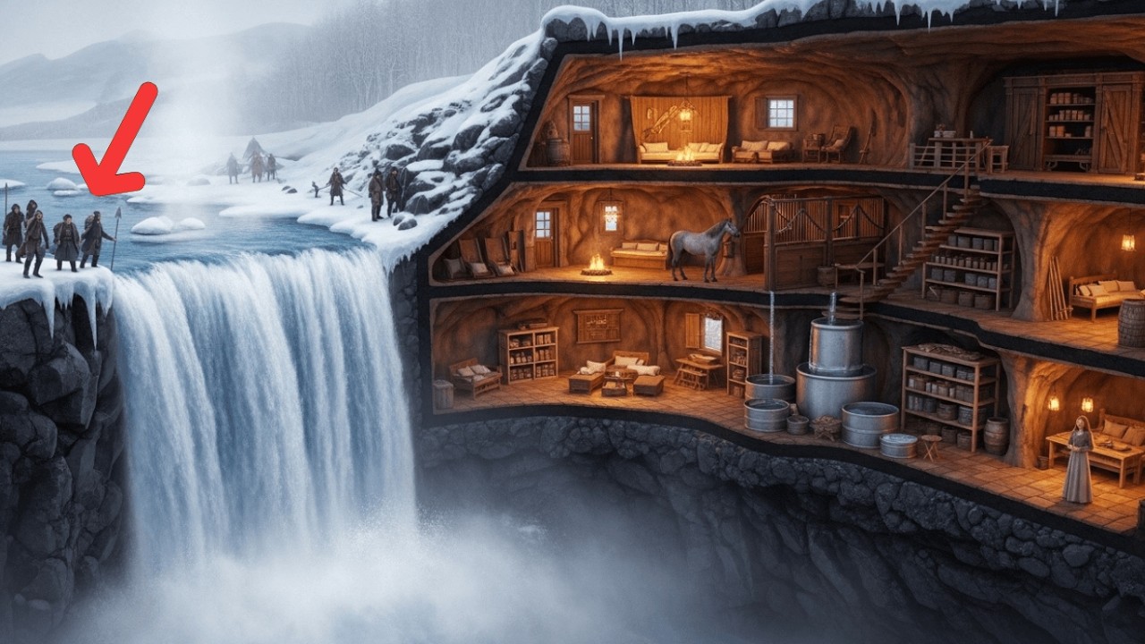 Nobody Believed in Her Cave Behind the Waterfall... Until It Had the Only Unfrozen Water