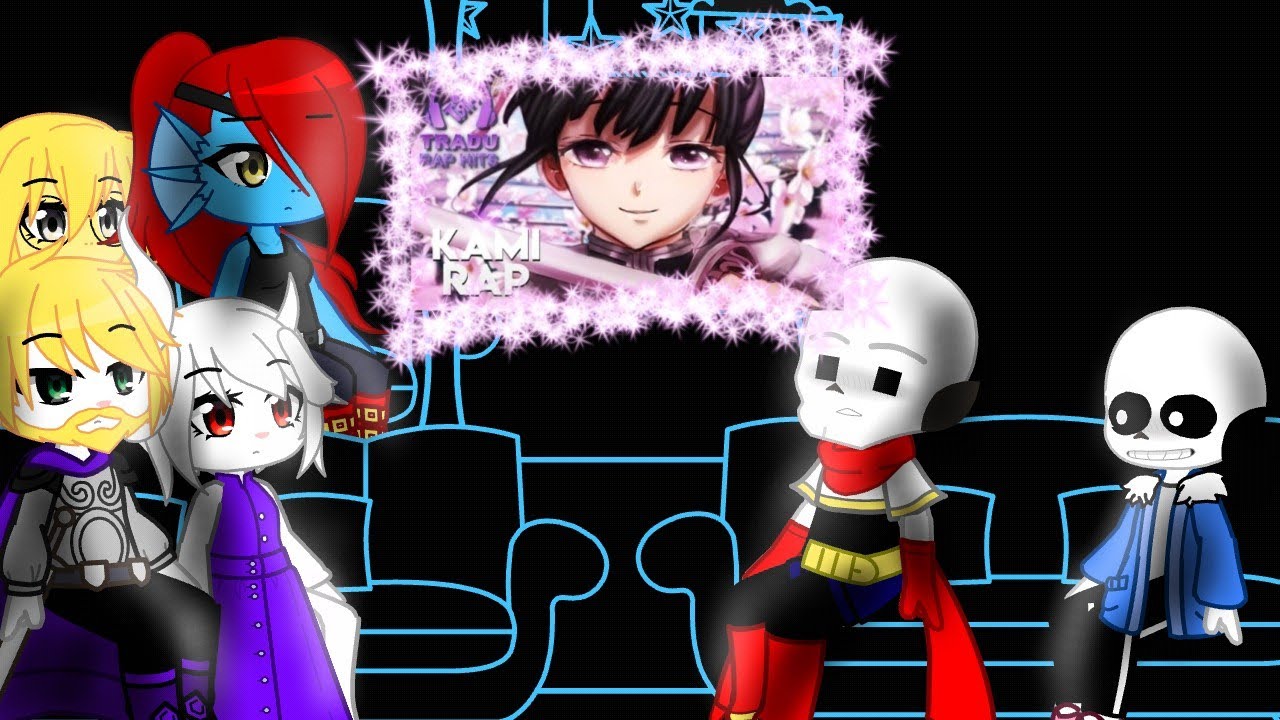 ❤️UNDERTALE REACT RAP DA KANAO🌸| kanao as frisk|