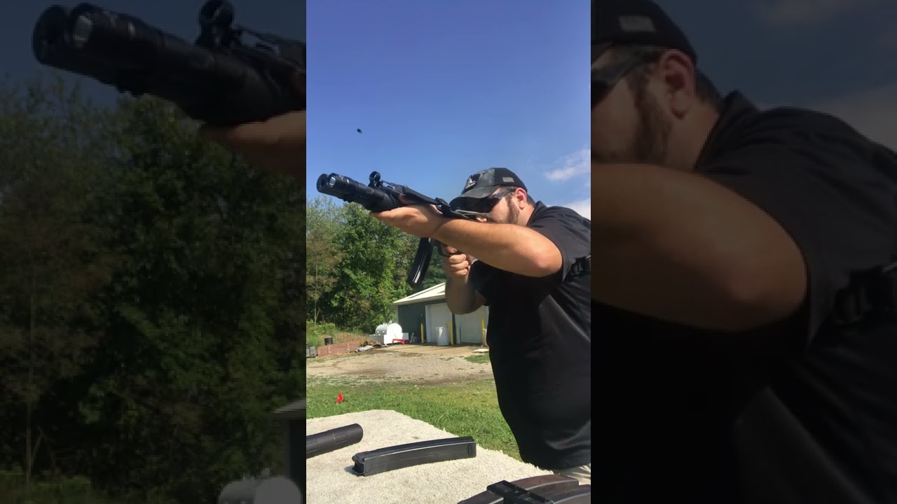 MP5SD Hybrid suppressor trials SilencerCo Octane 9 2.0 vs SilencerCo Hybrid 46