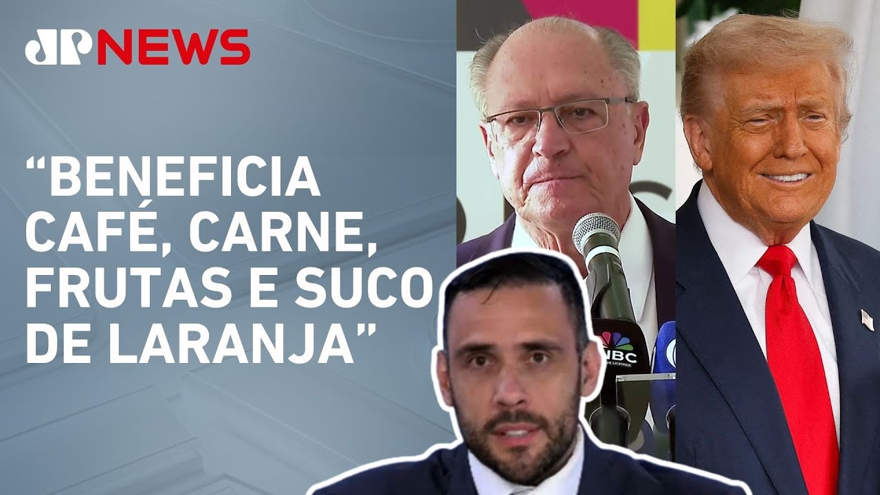 Alckmin sobre tarifaço: “Medida de retirar 10% foi positiva e correta”; Elias Tavares analisa