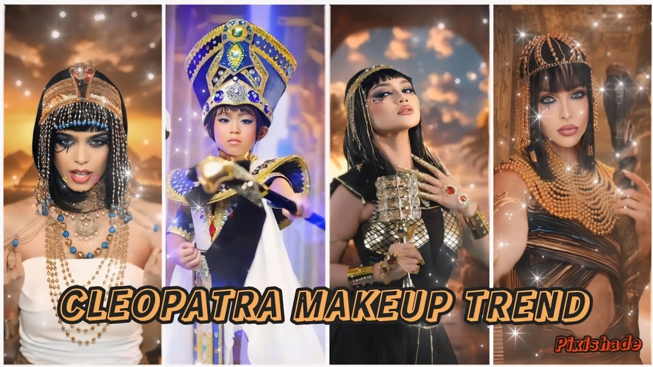 CLEOPATRA TREND | CLEOPATRA MAKEUP TREND | CLEOPATRA MAKEUP TRANSITION | WADO'S TREND | Part.02 