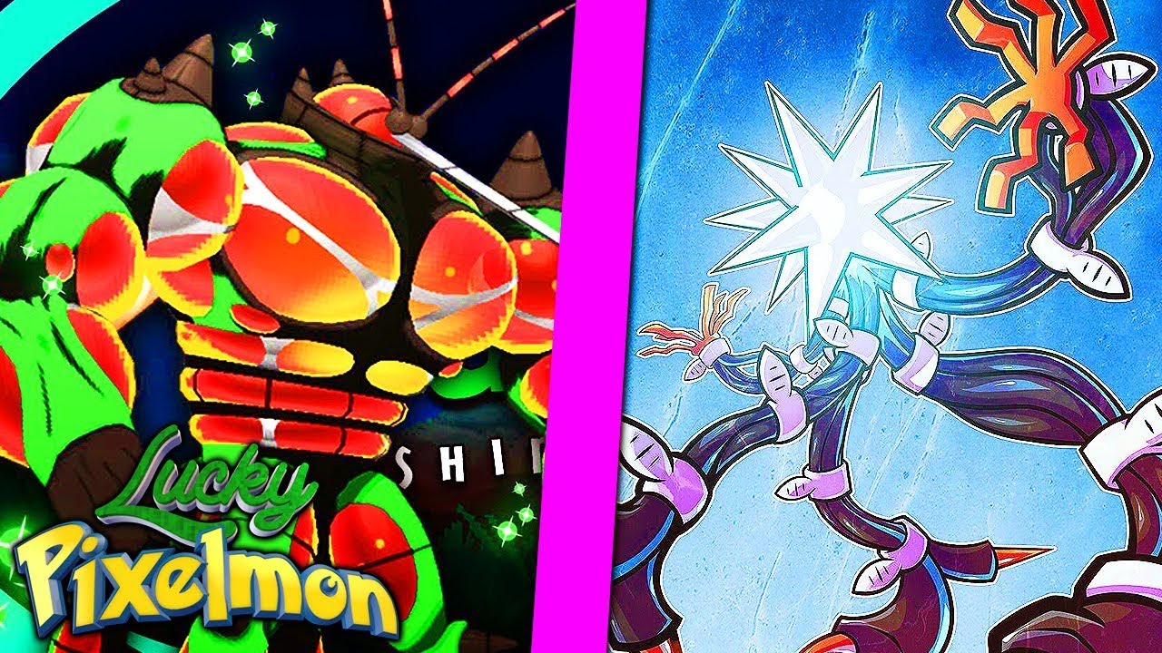 Minecraft Lucky Pixelmon - BUZZWOLE SHINY vs XURKITREE ! A MEGA BATALHA DE ULTRA BEASTS !!