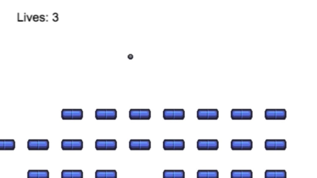 Build a JavaScript breakout game with Phaser: Handling a lost ball (12/14)