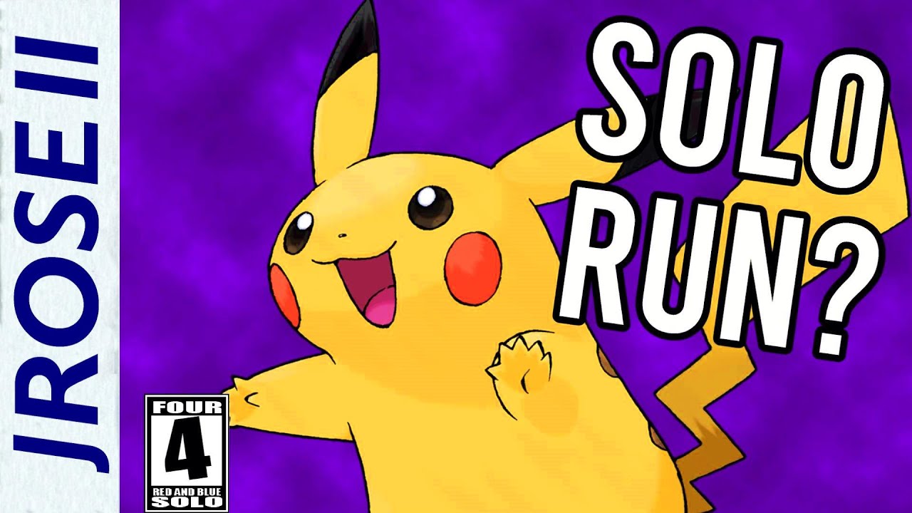 Is Pikachu ACTUALLY the best Kanto Starter? - Solo Pokemon Red/Blue Challenge