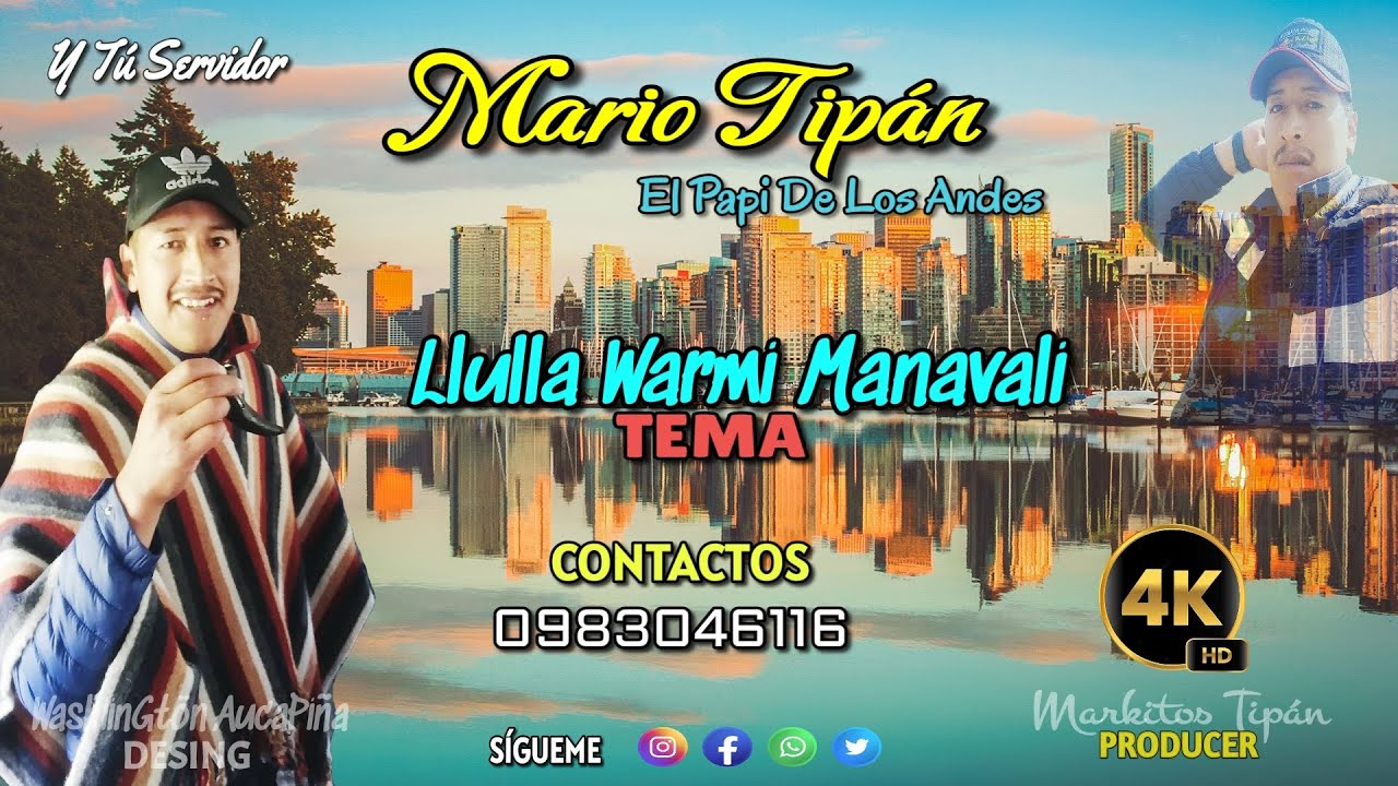 MARIO TIPÁN || LLULLA WARMI MANAVALI || NUEVO 2023