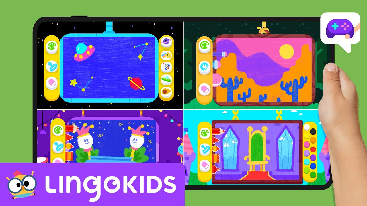 DRAWING GAMES FOR KIDS 🖌️🖼️ Best Games for Drawing | CRAFTS by Lingokids