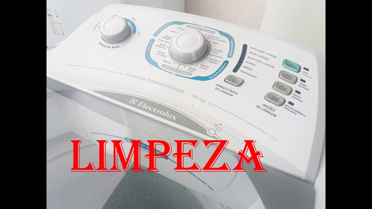 LIMPEZA técnica MAQUINA de lavar ELECTROLUX  - imperdivel
