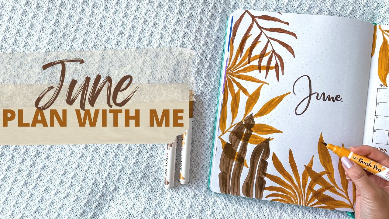 June Bullet Journal Setup | A4 Journal