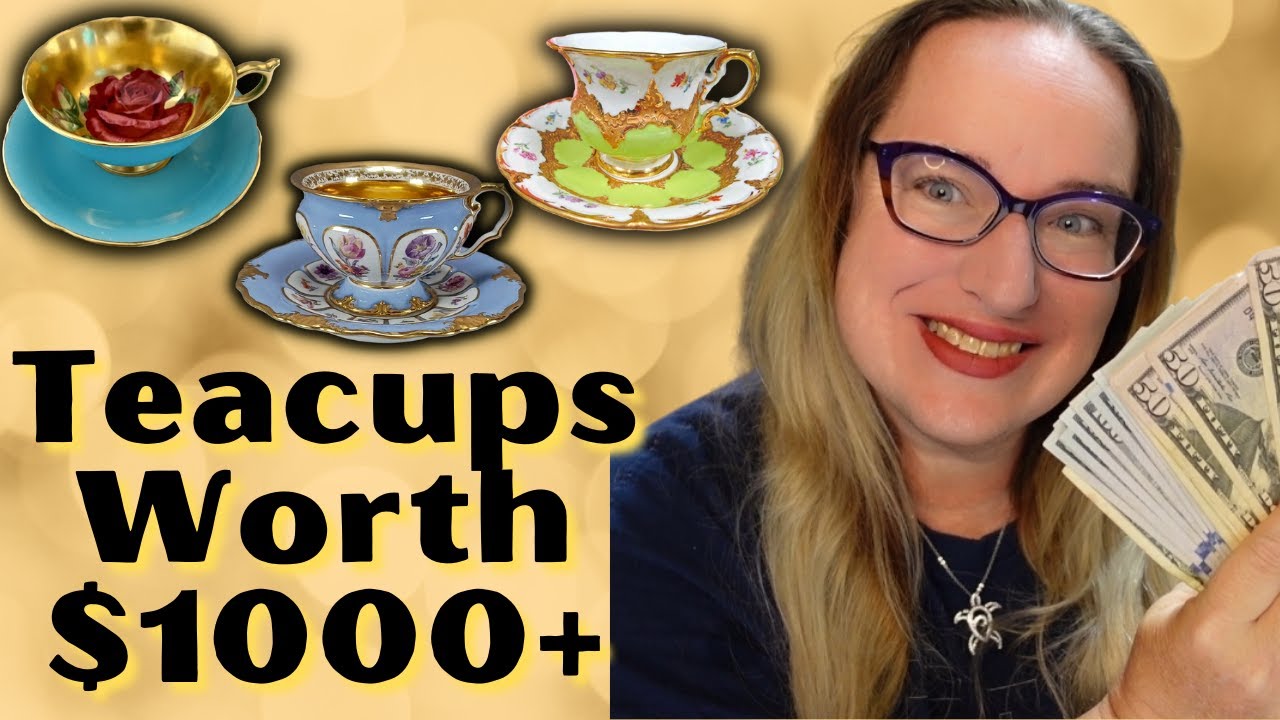 Teacups That Sell For BIG MONEY $1000+ Brands Worth More Than GOLD