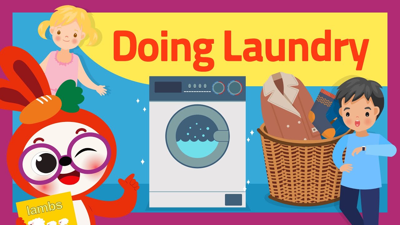 퍼플아카데미 플래시카드 #70: Doing Laundry