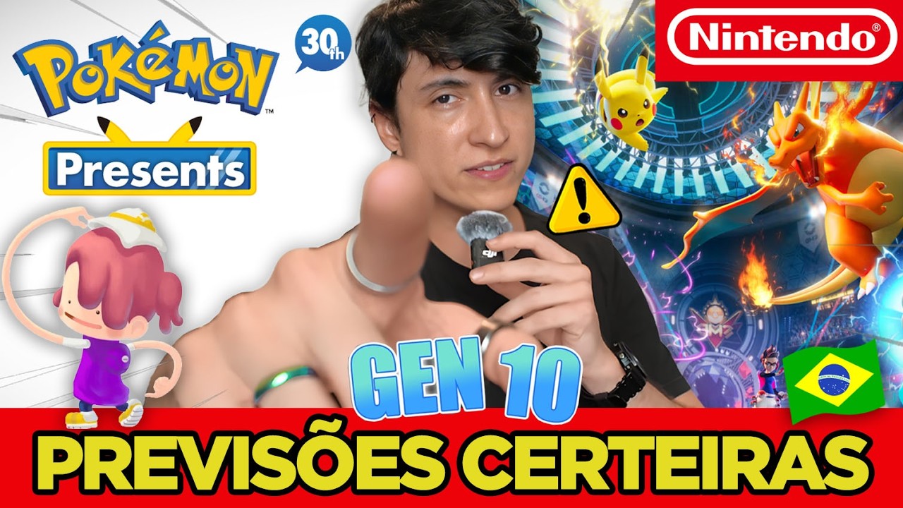 Previsões CERTEIRAS para a Pokémon Presents 27/02/2026 !! ACERTEI??