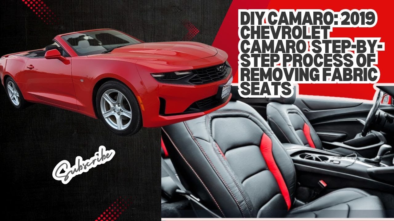 2019 Chevrolet Camaro Fabric Seat Removal and Proper Airbag Installation | LeatherTeck #chevrolet