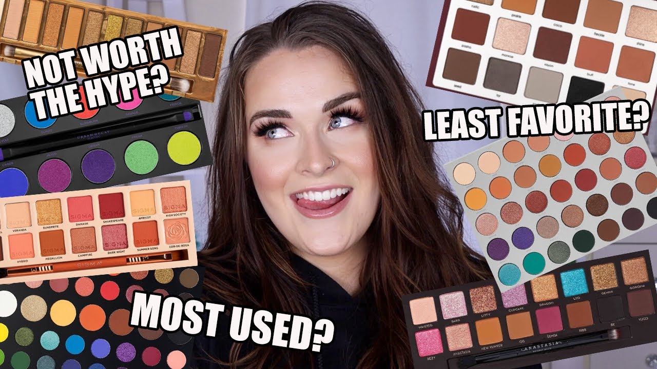 ALL ABOUT MY EYESHADOW PALETTES | EYESHADOW PALETTE TAG