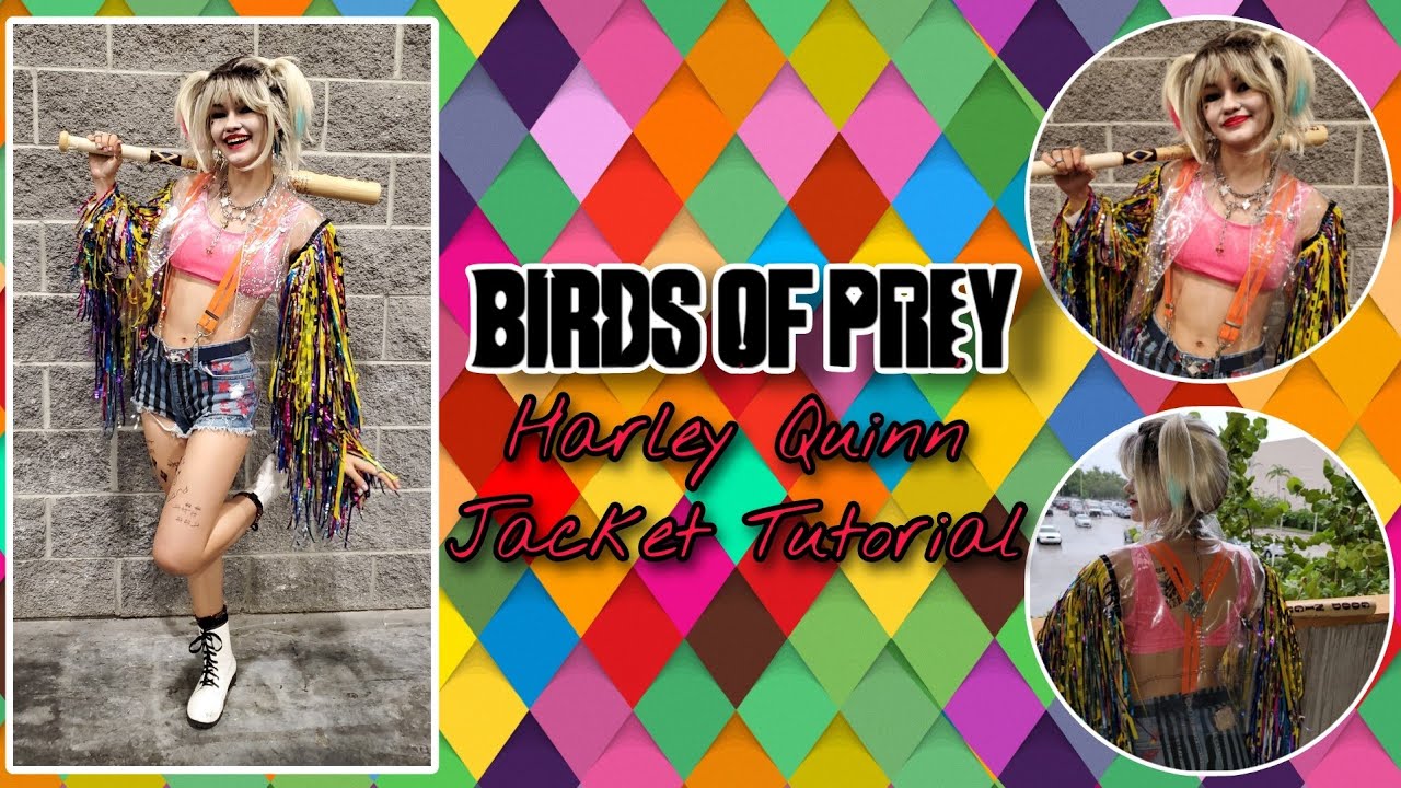 HOW I MADE MY HARLEY QUINN BIRDS OF PREY CONFETTI JACKET