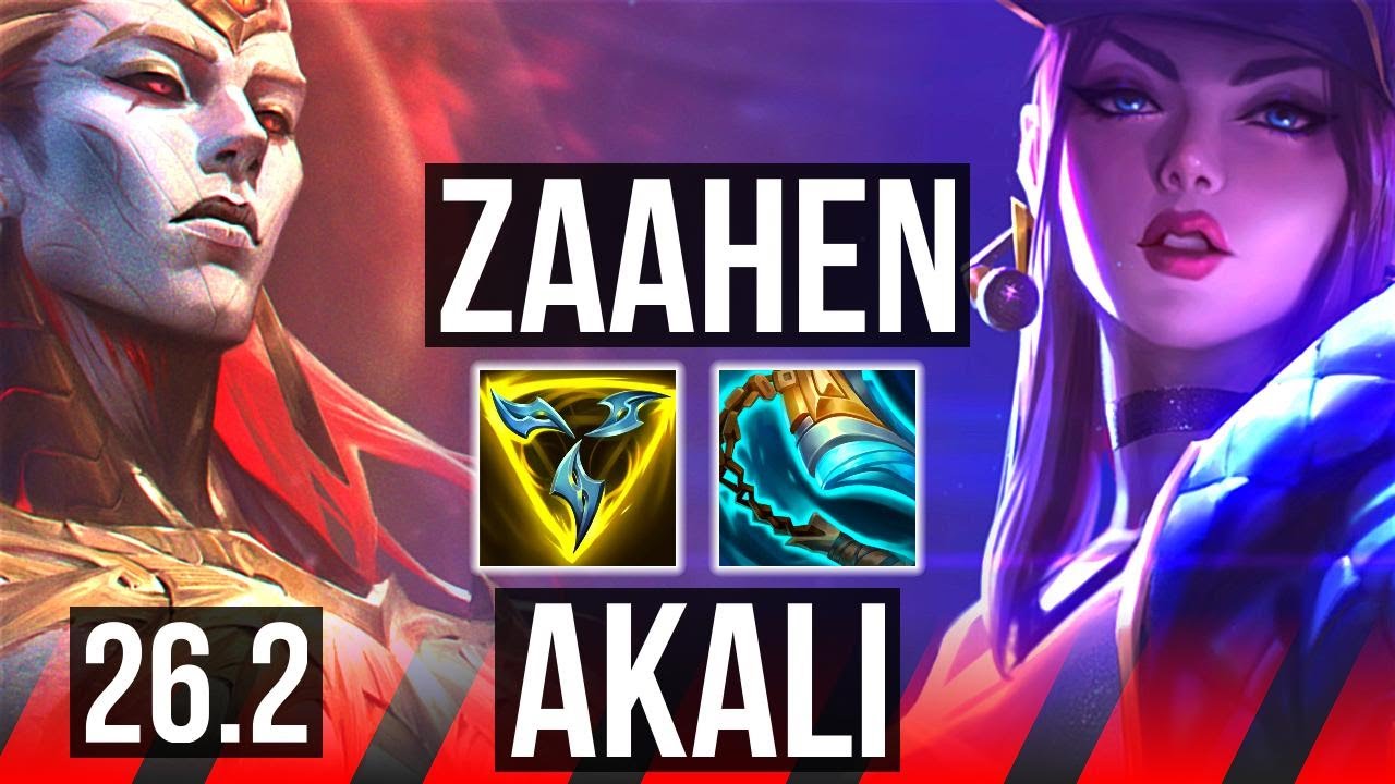 ZAAHEN vs AKALI (TOP) | KR Master | 26.2