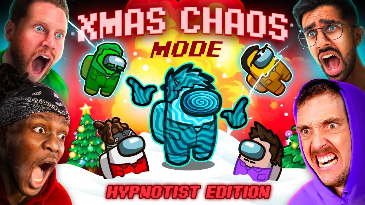SIDEMEN AMONG US XMAS CHAOS MODE: HYPNOTIST EDITION