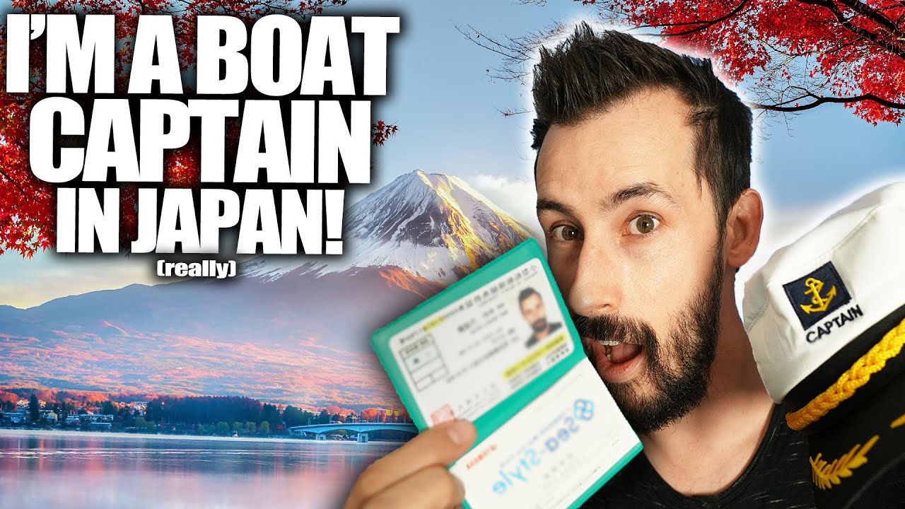 I Became A BOAT CAPTAIN in Japan... (Seriously)
