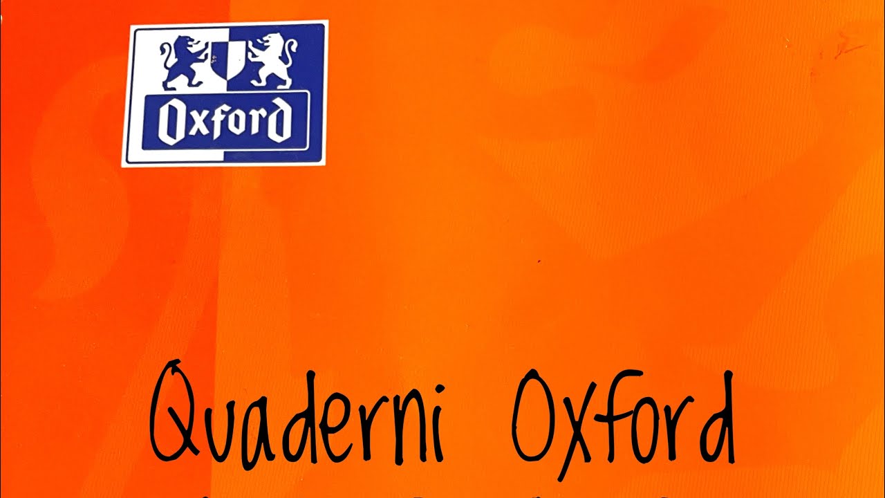 Quaderni Oxford Optic Paper : perfetti per le nostre Stilografiche