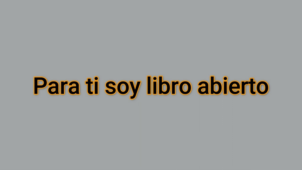 Libro Abierto  Paquita La Del Barrio Con Banda  Karaoke