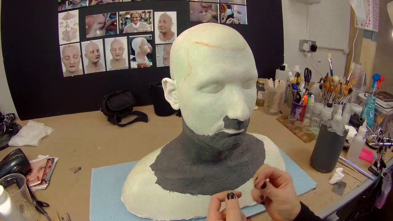 IMATS Makeup Demo Making Of #1 - First sculpting day