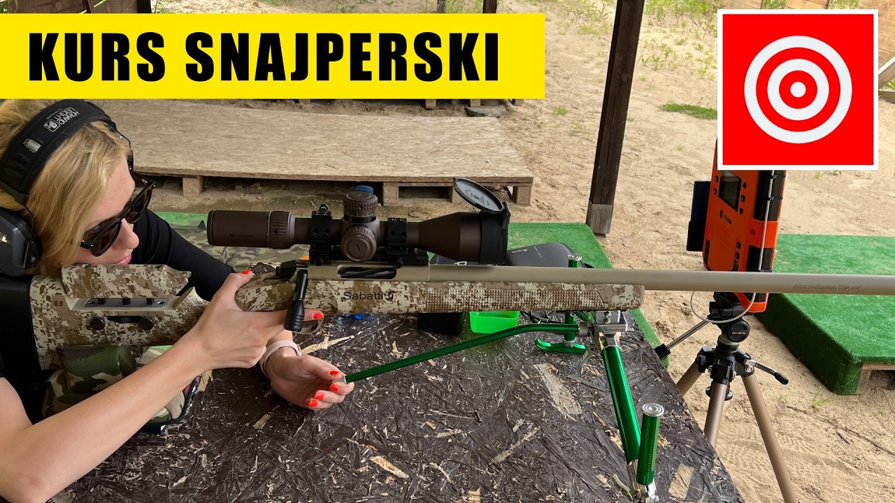Kurs Snajperski. Szybkie szkolenie snajperskie - Strzelnica Bellona - Marynino 500 metrów