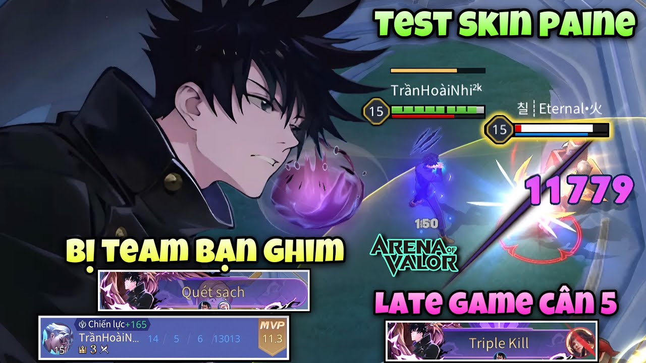 Bị Team Địch Auto Ghim Vì Test Skin Paine Và Cái Kết Cuối Game Lật Kèo Nhờ Pha Cân 5 Cực Ảo !!!