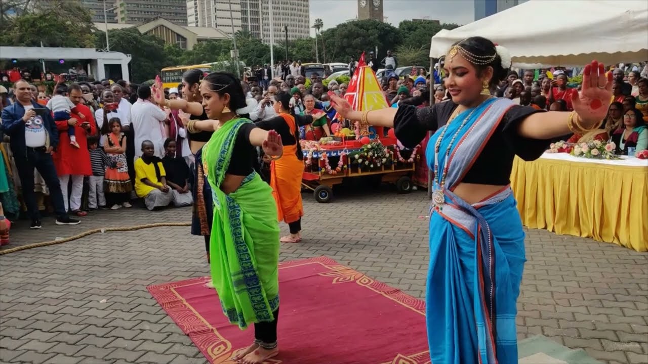 ISKCON NAIROBI Video Glimpses of Lord Jagannath Rath Yatra 8th July 2023