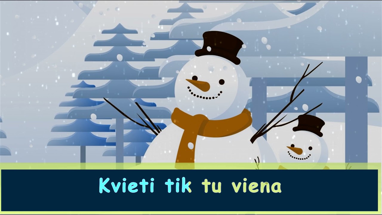 ☃️Kalėdiniai karaoke -❄️Žiemužė žiema I Me2tis