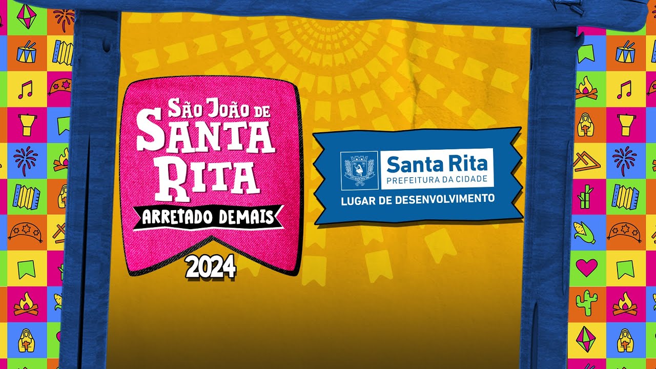 SÃO JOÃO DE SANTA RITA 2024 - Aline Barros e Grupo Familia de Deus - 20/06