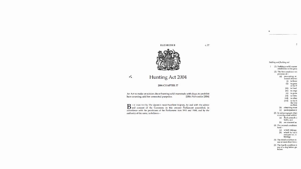 Reading an Act of Parliament - Structure and Terminology