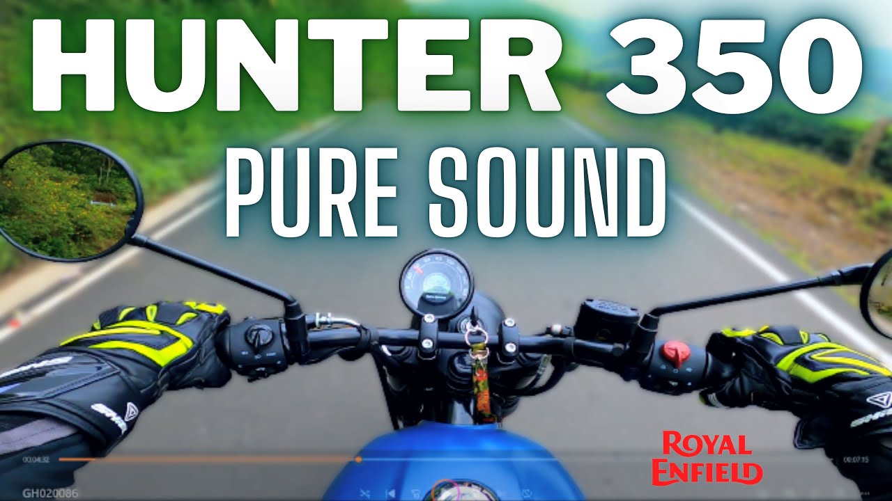 Royal Enfield Hunter 350 Pure Riding Sound | hunter350 | Hunter350 | Hunter350sound