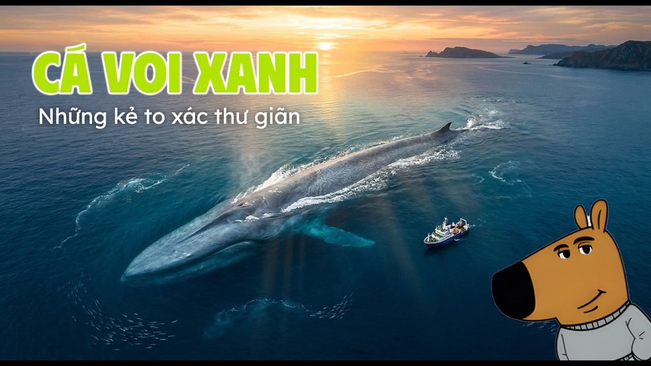 CÁ VOI XANH - Những chàng trai thư giãn khổng lồ của đại dương