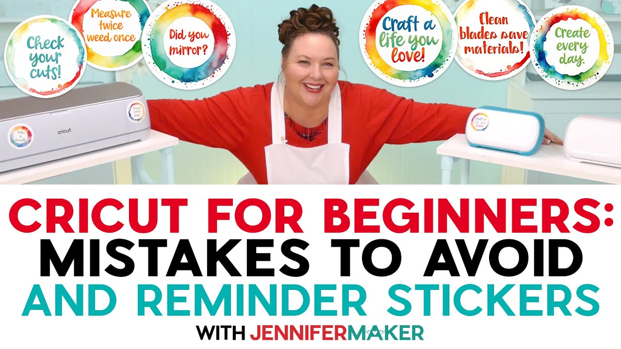 Cricut For Beginners: Mistakes To Avoid And Helpful Stickers