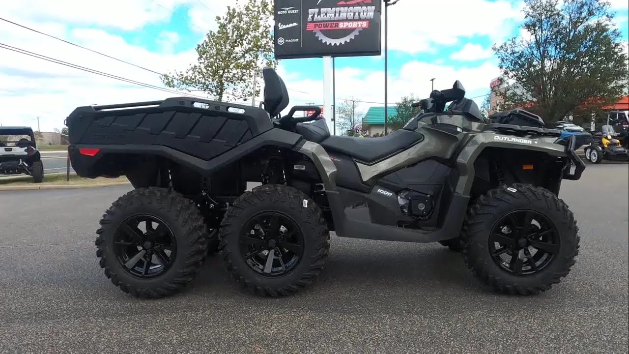 NEW 2024 Can-Am Outlander MAX 6x6 XT 1000 ATV For Sale In Flemington, NJ