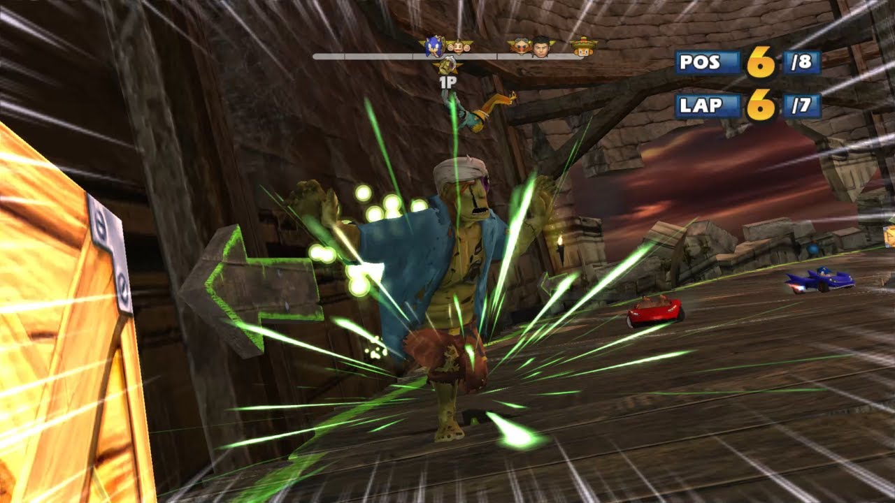 ZOBIO & ZOBIKO Deadly Route 7 Laps Expert. Sonic & SEGA All Stars Racing. PC 2021!