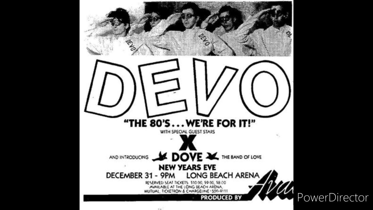 Dove (Devo) - Long Beach Arena, Long Beach, California 31/12/1979