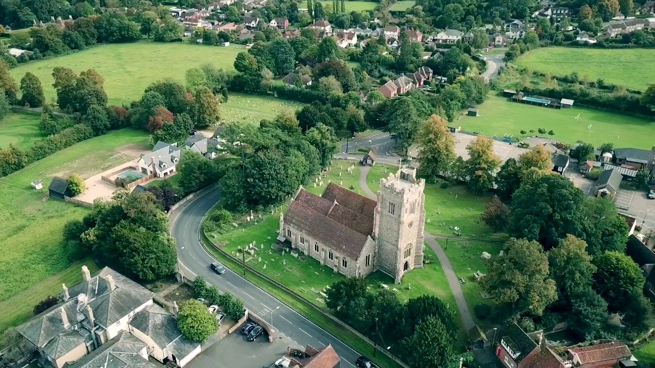 Aerial Footage Over Earls Colne, Essex