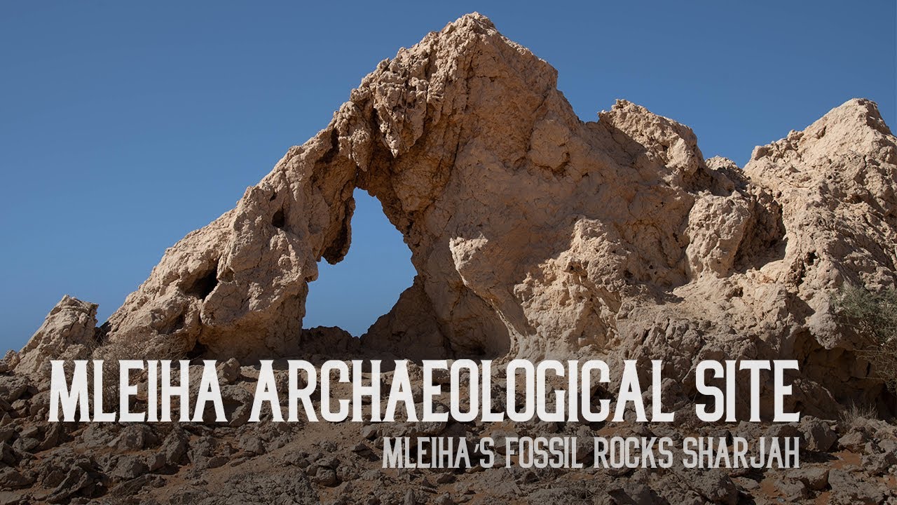 Discover Mleiha | Maleha Archaeological Site Sharjah | Aerial view of Maleha Desert Sharjah